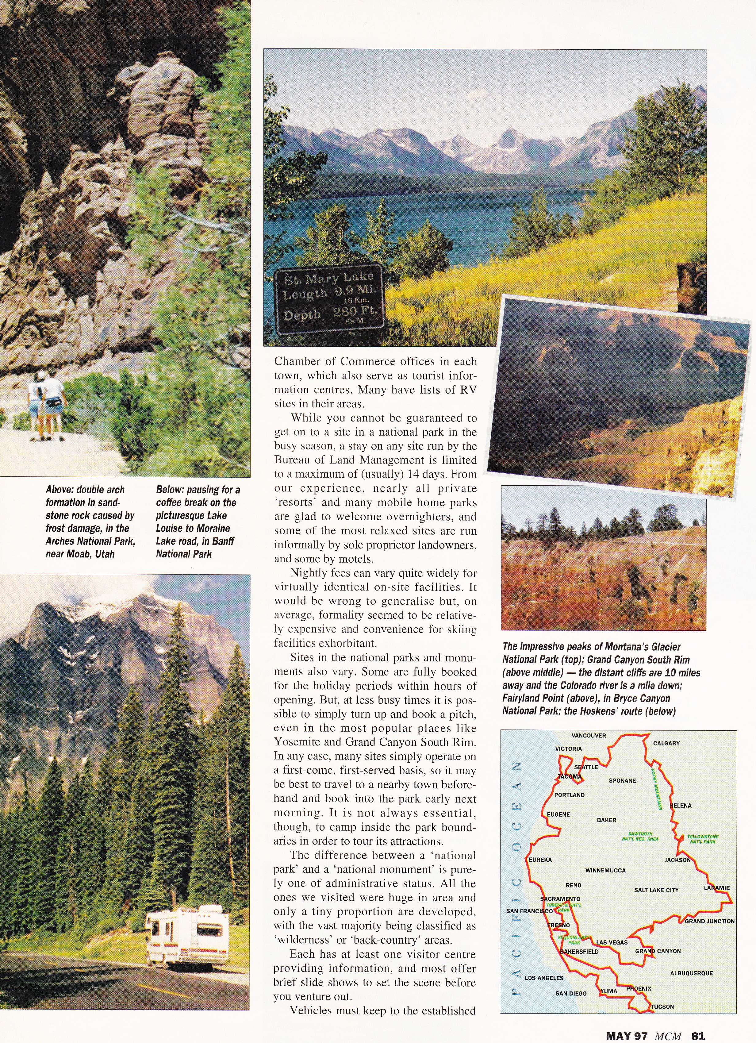 Motor Caravan Magazine page 5.