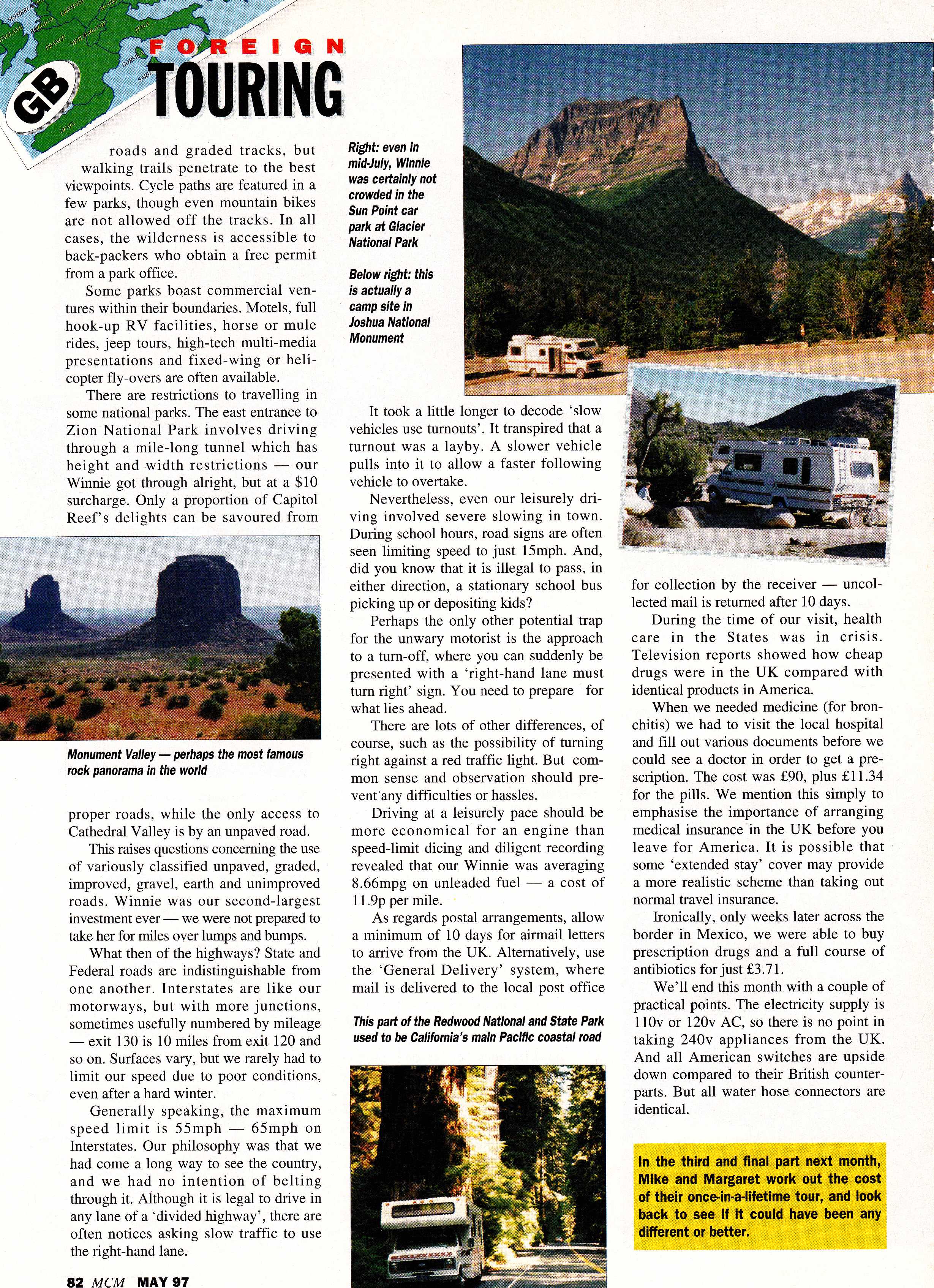 Motor Caravan Magazine page 6.