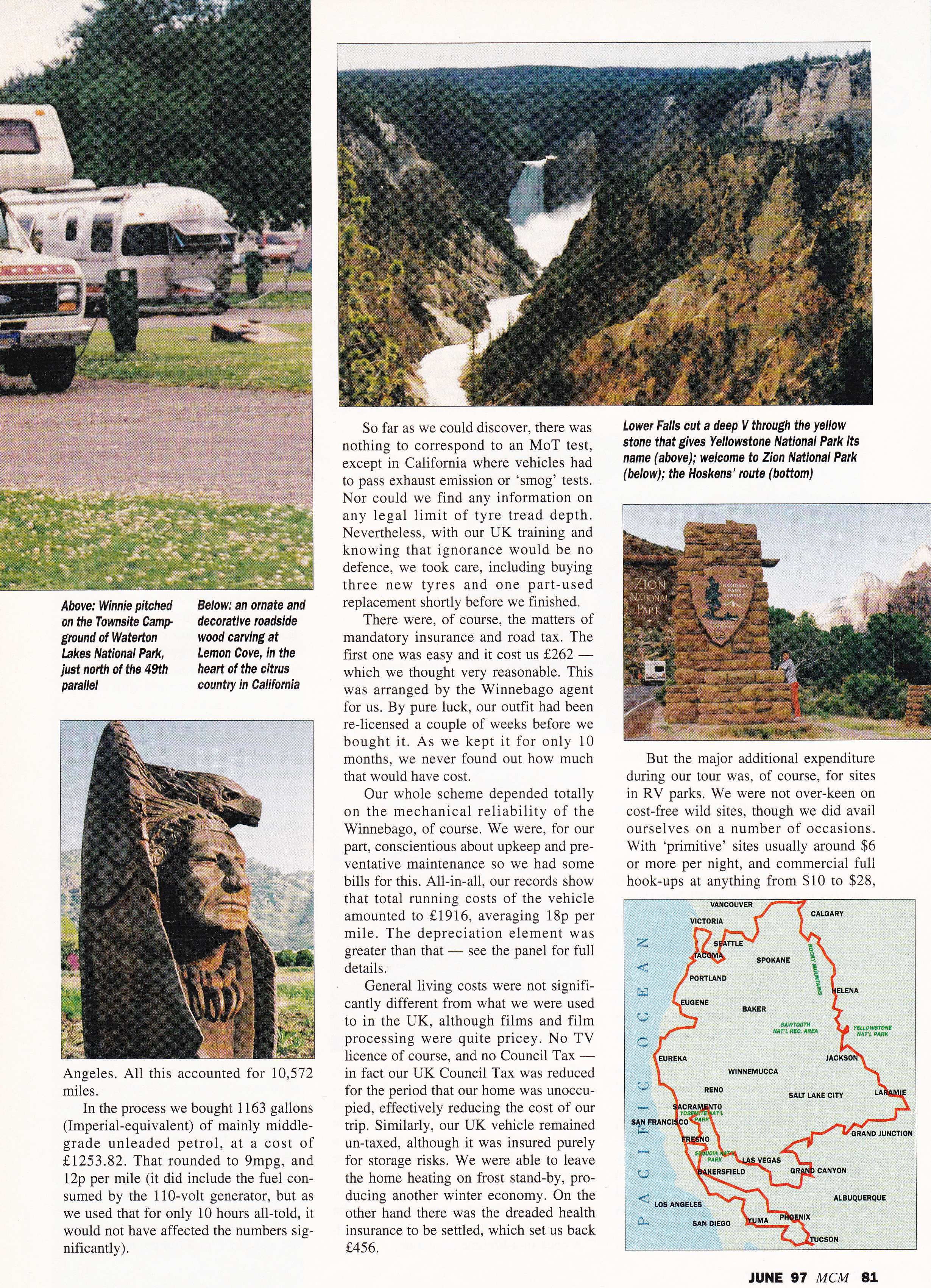 Motor Caravan Magazine page 8.