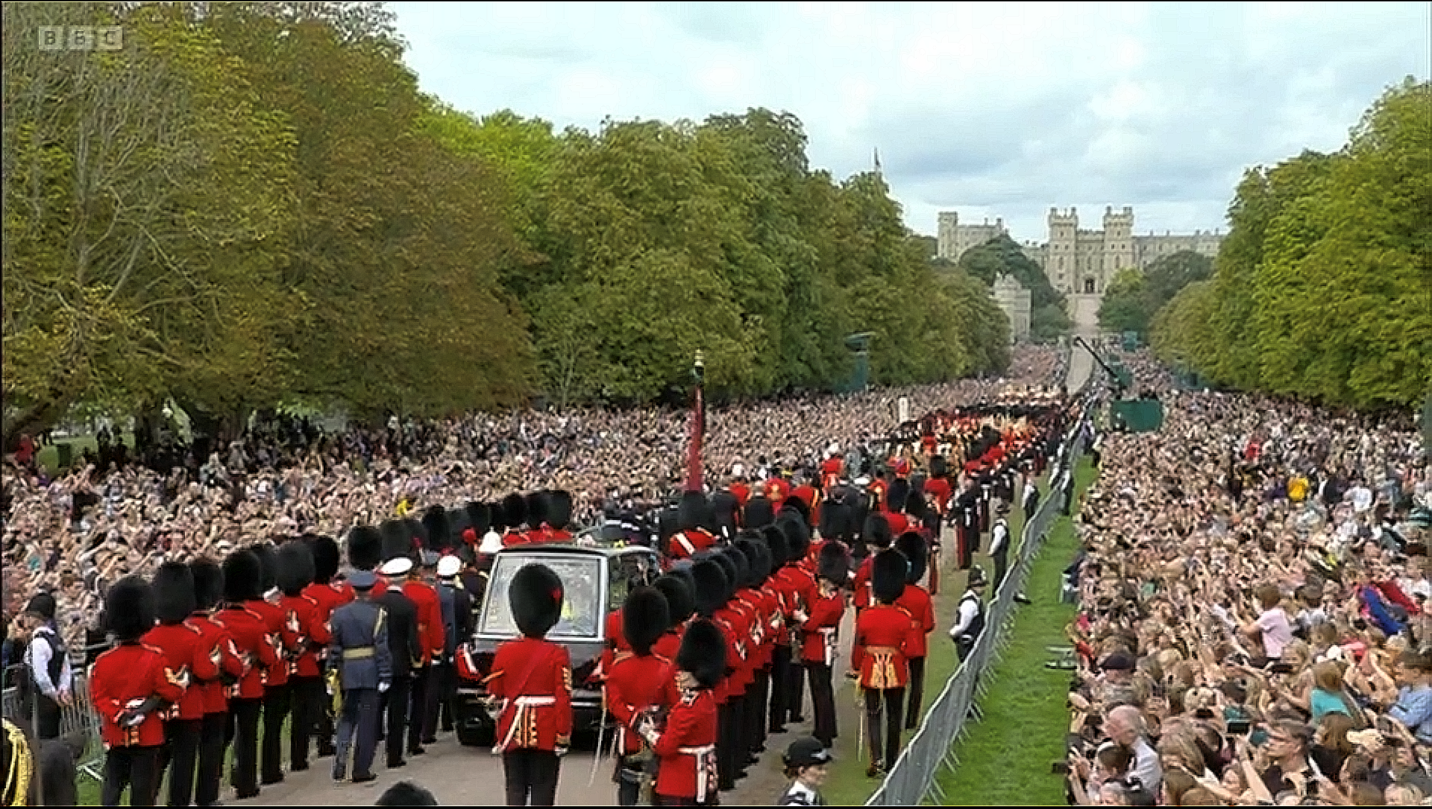 Approaching Windsor Castle