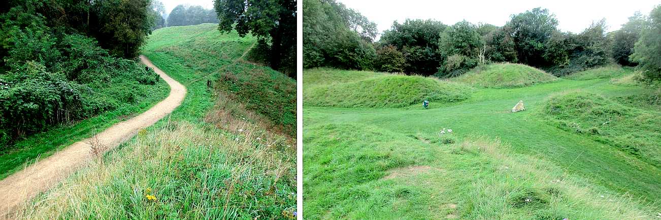 The path to the amphitheatre.