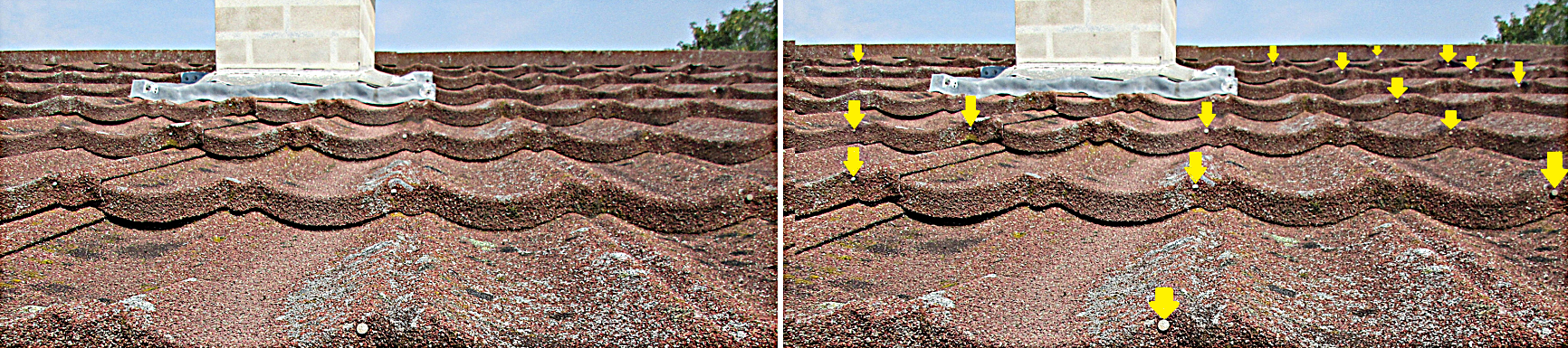 The main roof.