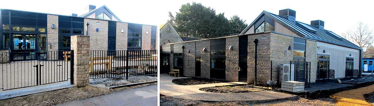 The new school hall.