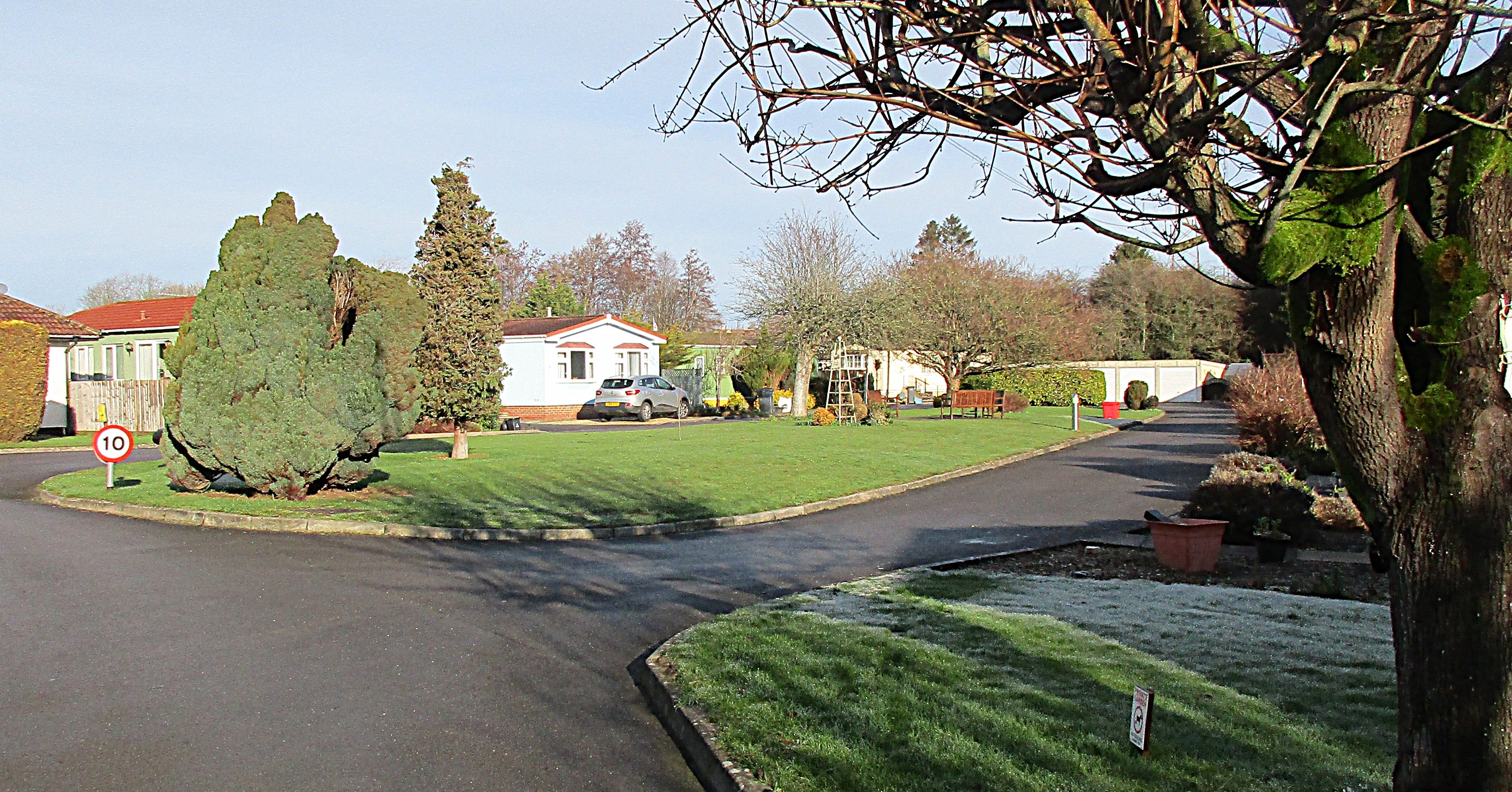 The Green in winter.